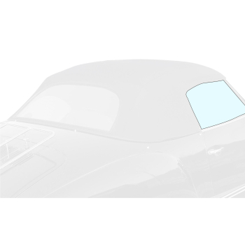 Genuine VW Karmann Ghia (Type 14) Door Window Left Transparent – Driver Side Convertible | Part Number: 141845201A